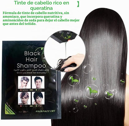 Champú Tinte Negro para Cubrir las Canas - additional image 6