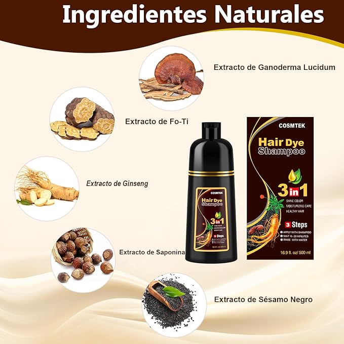Champú para Canas 500ml LIGHT BROWN - additional image 19