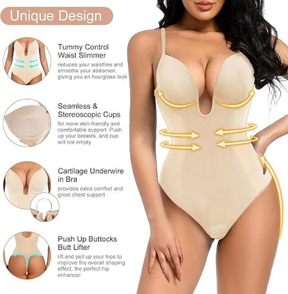 Body moldeador sin costuras color beige – talla M/L - additional image 1