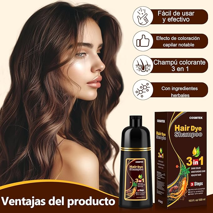 Champú para Canas 500ml CHESTNUT BROWN - additional image 13