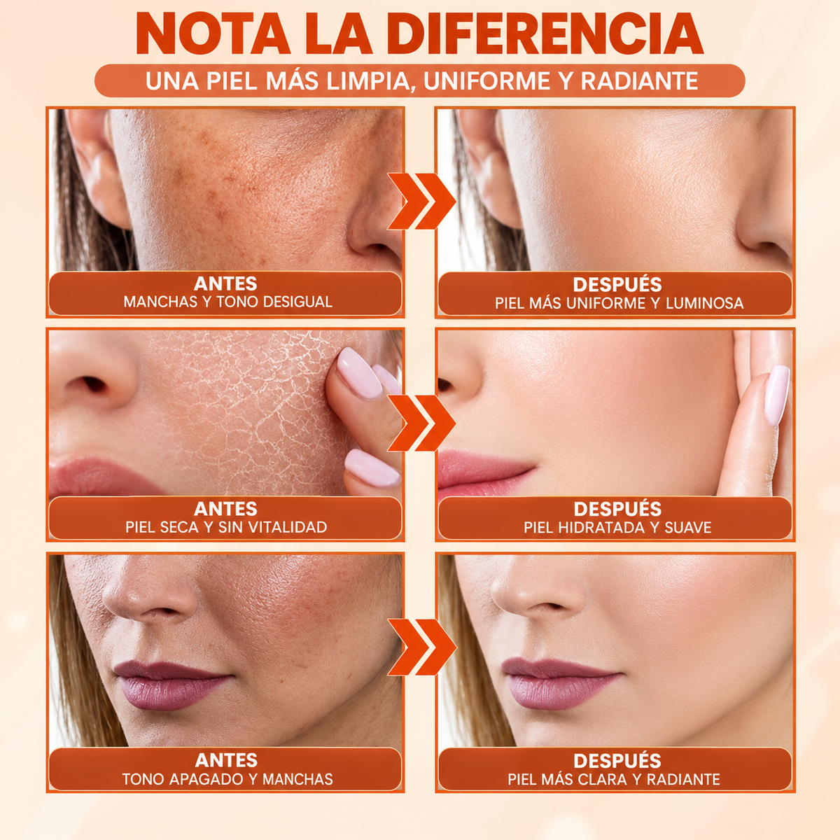 Spray Facial con Vitamina C para Manchas e Hidratación