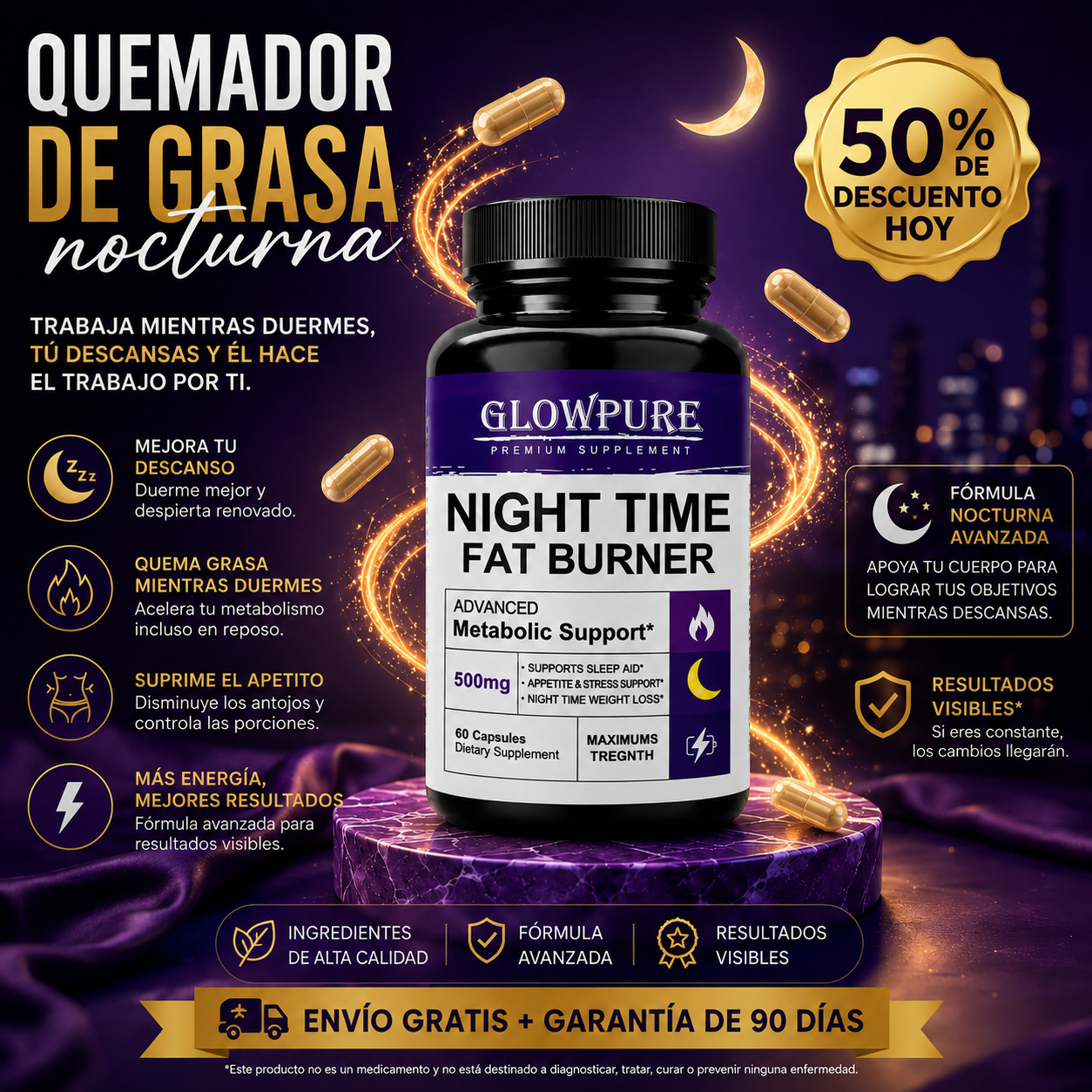 Quemador de Grasa Nocturno