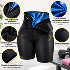 Pantalón Corto Sauna para Mujer – Efecto Térmico y Ajuste CómodoTérmico