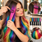 Tinte Temporal Lavable para Cabello – Set de 6 Colores