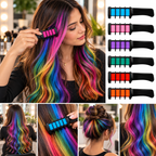 Tinte Temporal Lavable para Cabello – Set de 6 Colores