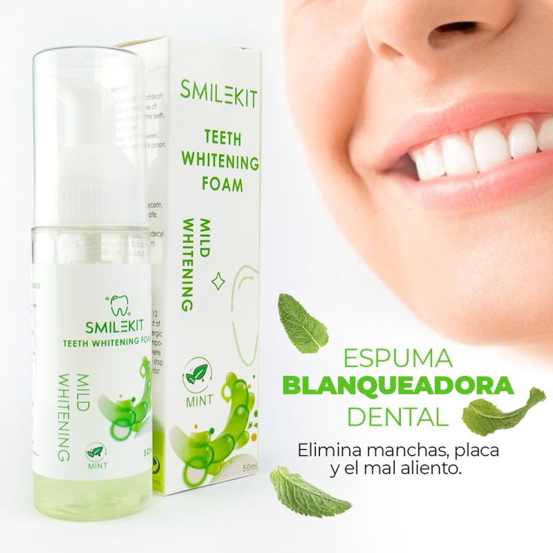 Espuma dental para blanqueamiento